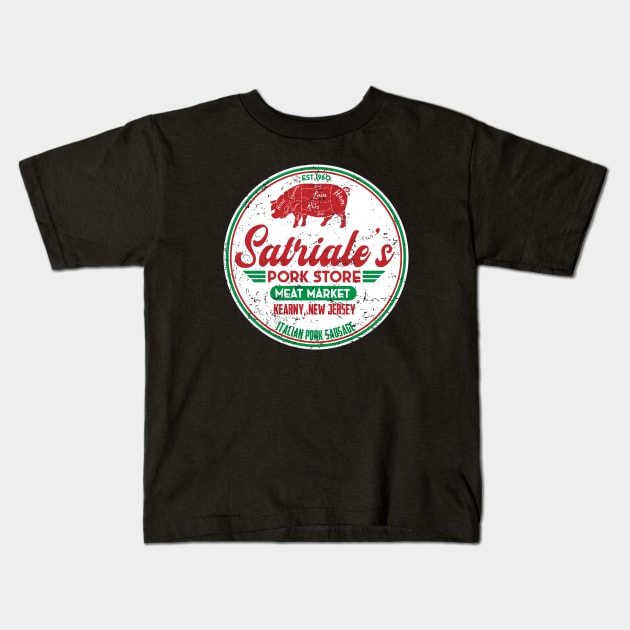 The Italian Pork Store Kids T-Shirt by carloj1956